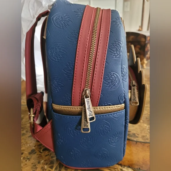 Guardians of the Galaxy Blue and Gold Backpack - Picture 2 of 8